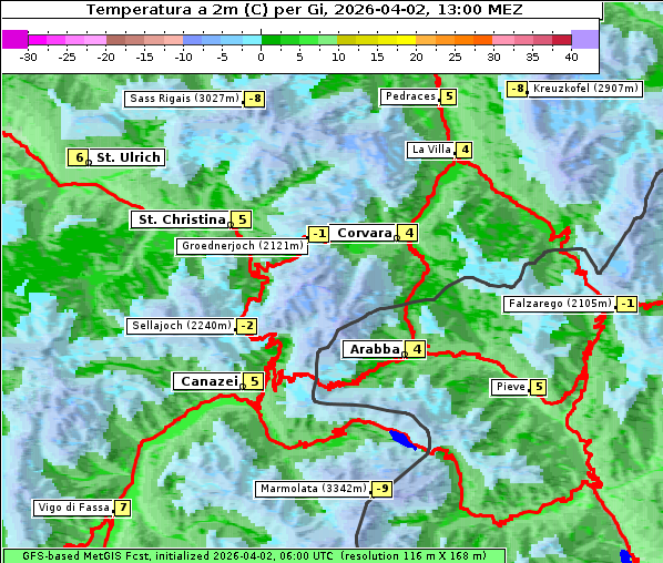 Temperatur, 2. 4. 2026