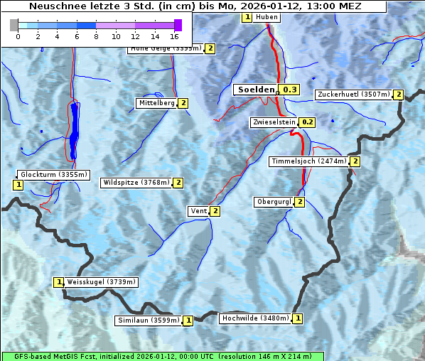Neuschnee, 12. 1. 2026