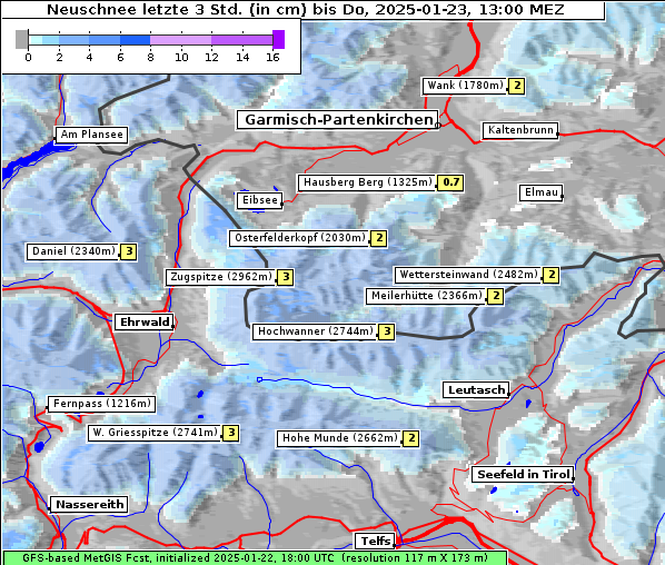 Neuschnee, 23. 1. 2025