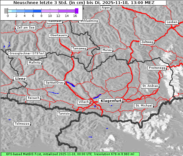Neuschnee, 18. 11. 2025