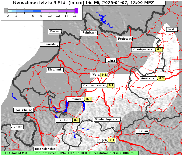 Neuschnee, 7. 1. 2026