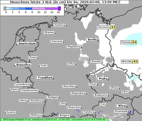 Neuschnee, 8. 2. 2026