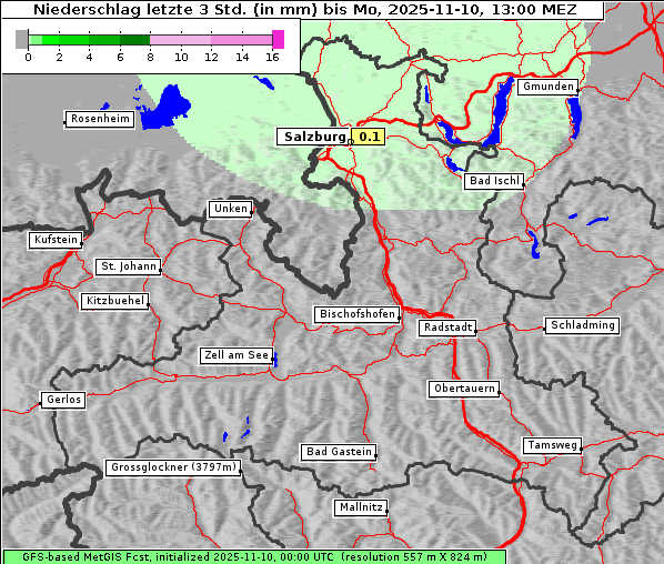 Niederschlag, 10. 11. 2025