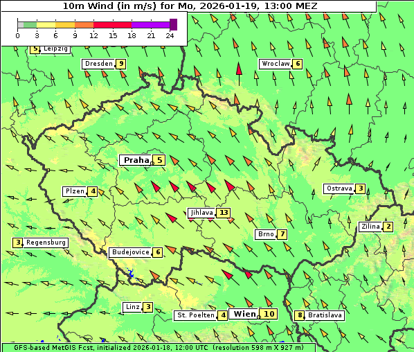 Wind, 19. 1. 2026