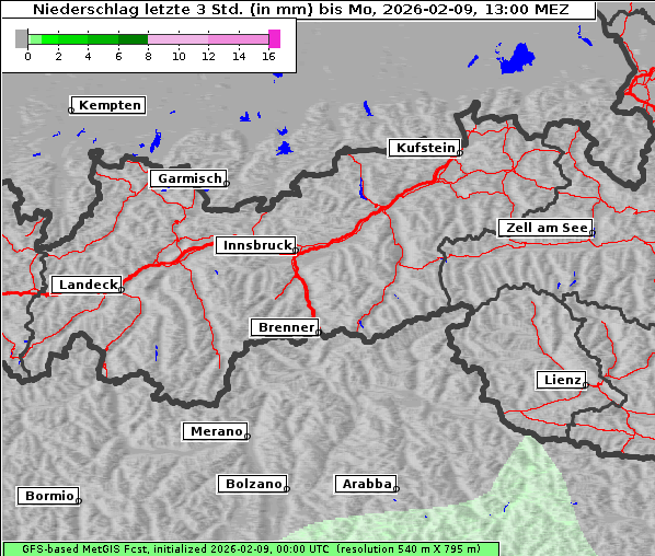 Niederschlag, 9. 2. 2026