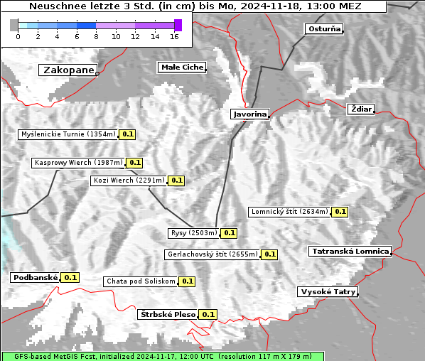 Neuschnee, 18. 11. 2024