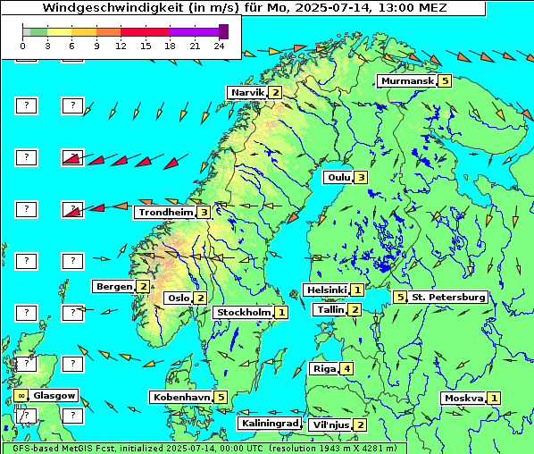Wind, 14. 7. 2025