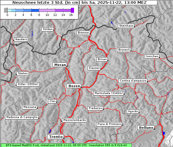 Neuschnee, 22. 11. 2025