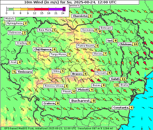 Wind, 24. 8. 2025