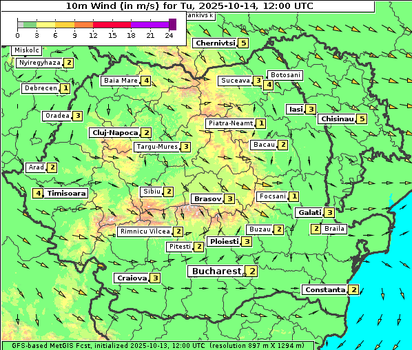 Wind, 14. 10. 2025