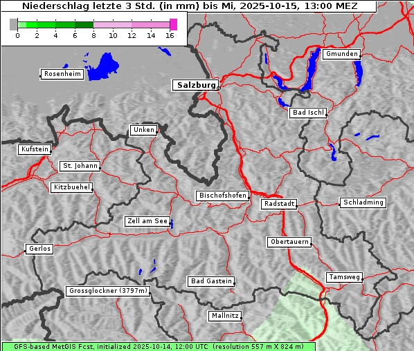 Niederschlag, 15. 10. 2025