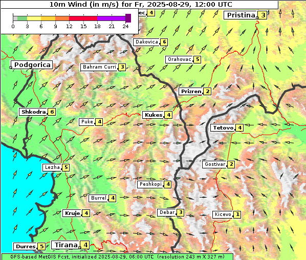 Wind, 29. 8. 2025