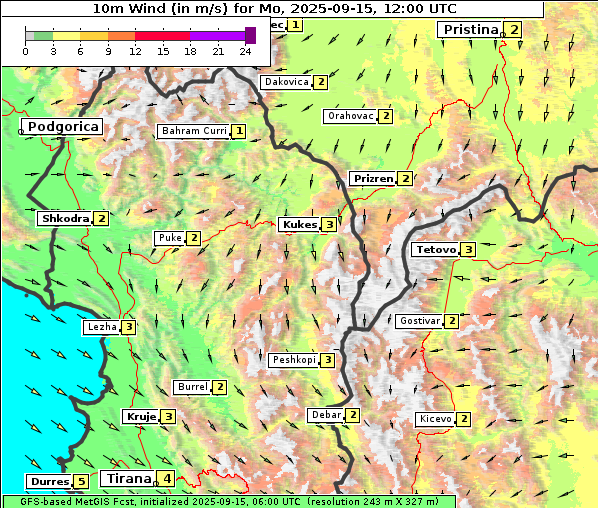 Wind, 15. 9. 2025