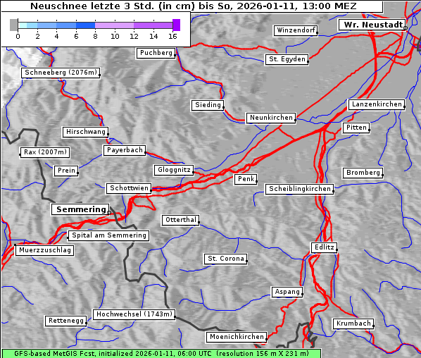 Neuschnee, 11. 1. 2026