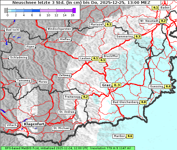 Neuschnee, 25. 12. 2025