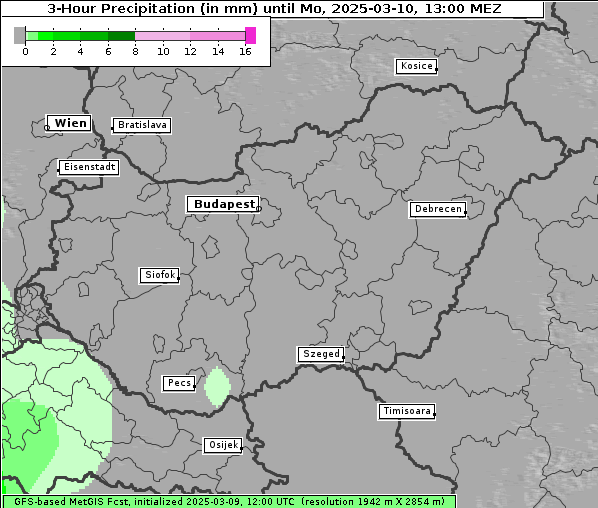 Niederschlag, 10. 3. 2025