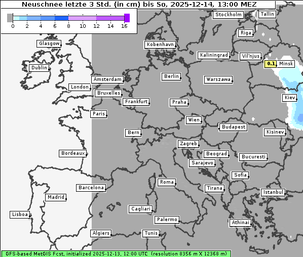 Neuschnee, 14. 12. 2025