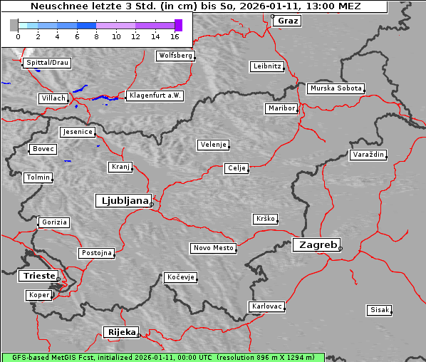 Neuschnee, 11. 1. 2026