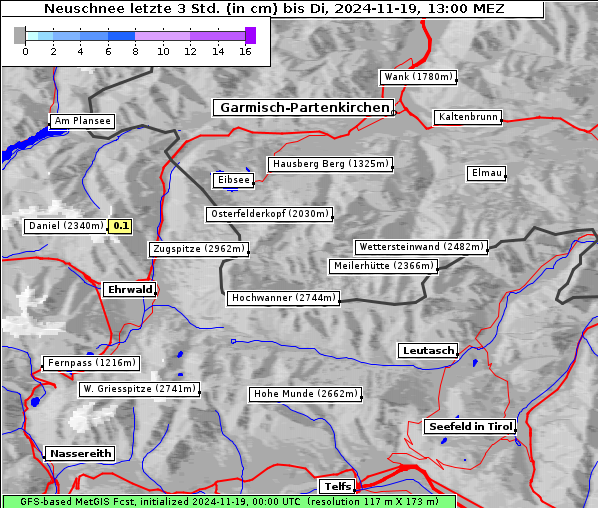 Neuschnee, 19. 11. 2024