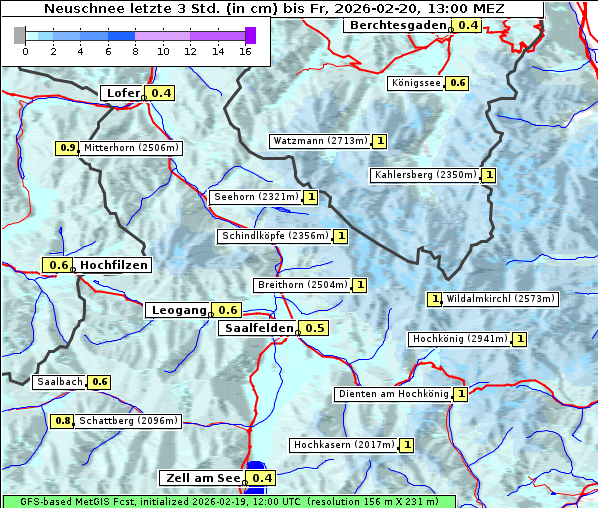 Neuschnee, 20. 2. 2026
