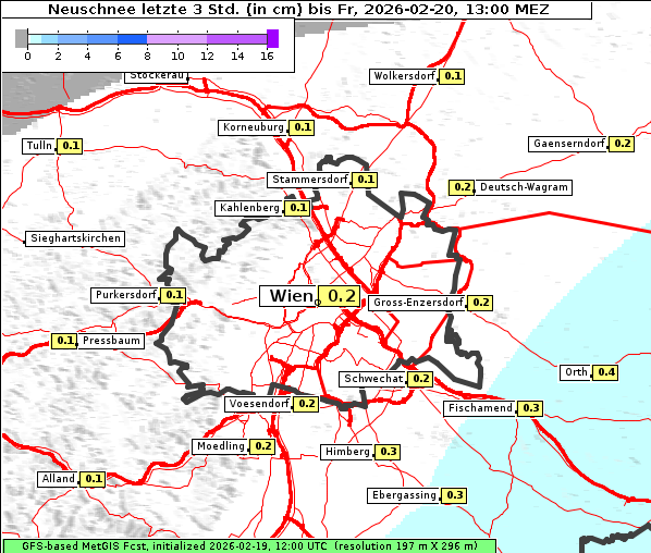 Neuschnee, 20. 2. 2026