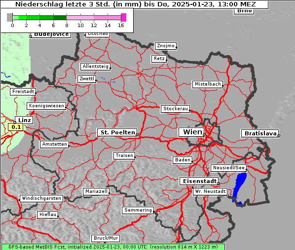 Niederschlag, 23. 1. 2025