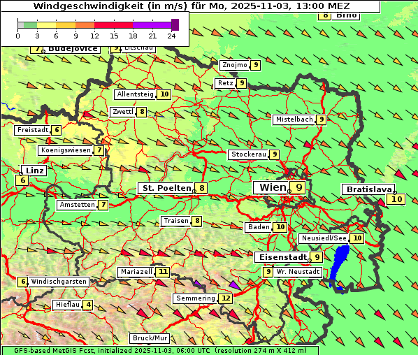 Wind, 3. 11. 2025