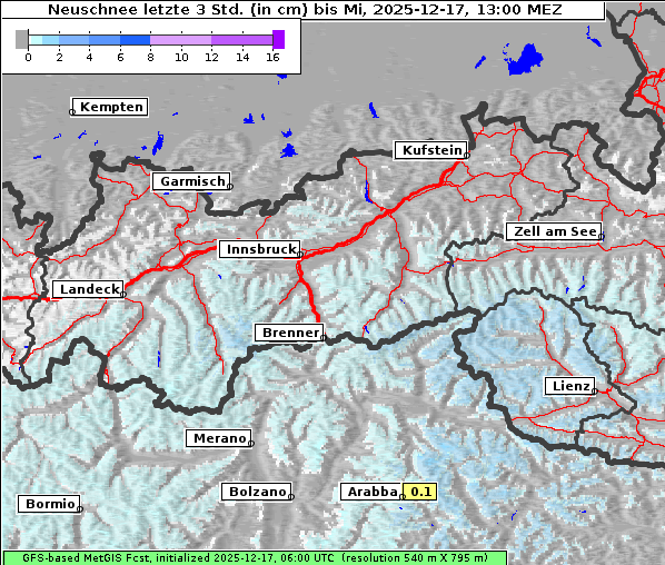 Neuschnee, 17. 12. 2025