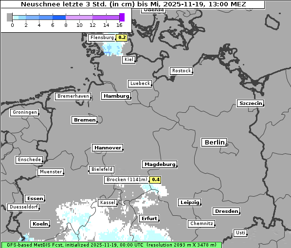 Neuschnee, 19. 11. 2025
