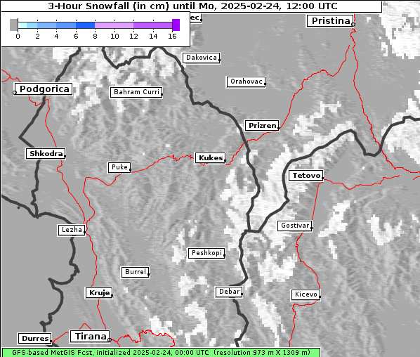 Neuschnee, 24. 2. 2025