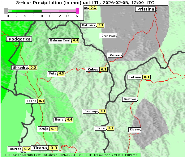 Niederschlag, 5. 2. 2026