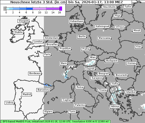 Neuschnee, 17. 1. 2026