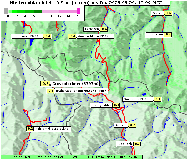 Niederschlag, 29. 5. 2025