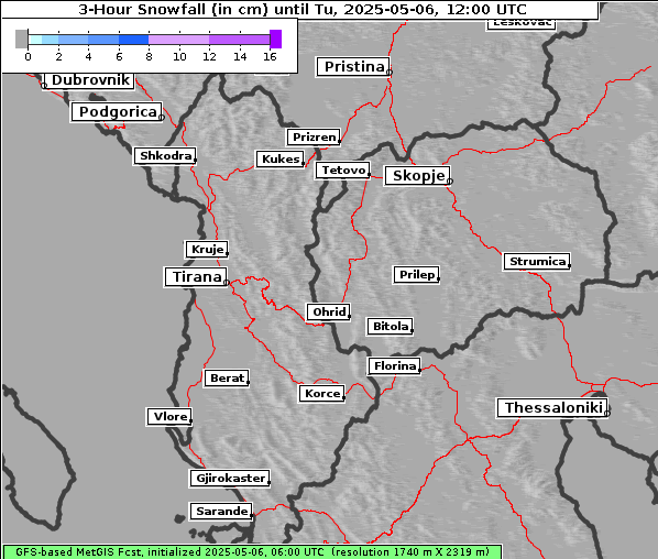 Neuschnee, 6. 5. 2025