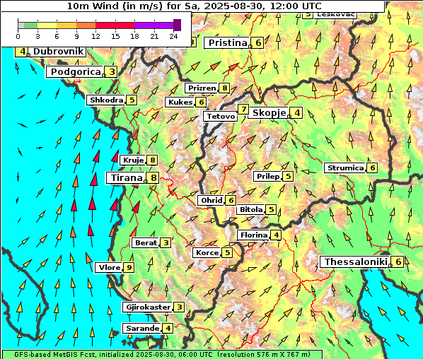 Wind, 30. 8. 2025