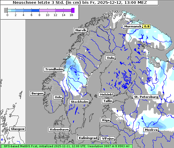 Neuschnee, 12. 12. 2025