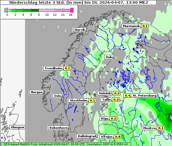 Niederschlag, 7. 4. 2026