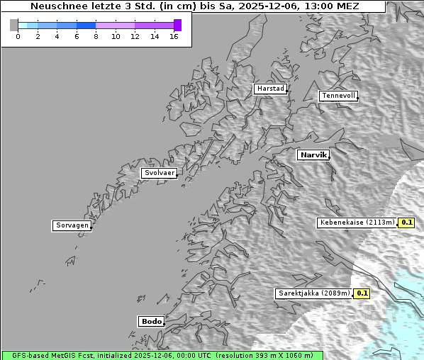 Neuschnee, 6. 12. 2025
