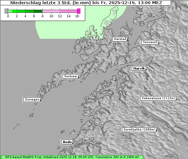 Niederschlag, 19. 12. 2025