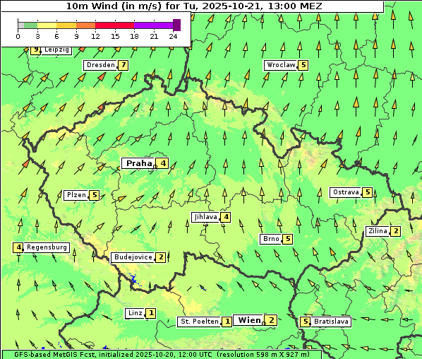 Wind, 21. 10. 2025
