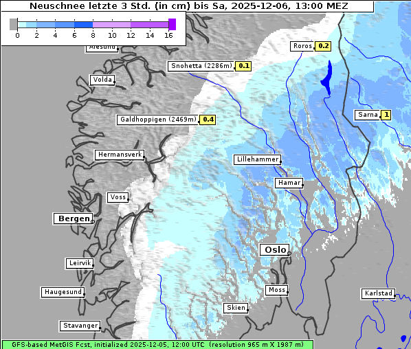 Neuschnee, 6. 12. 2025