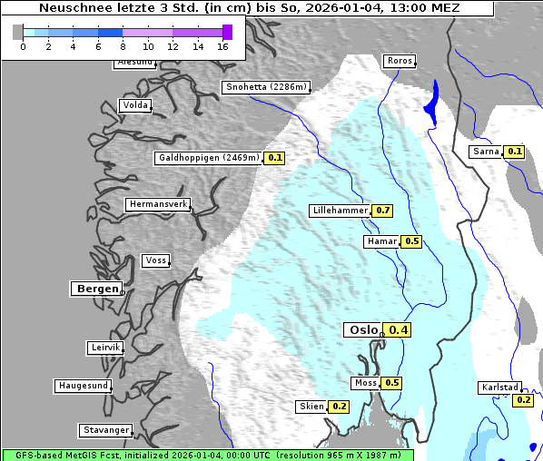 Neuschnee, 4. 1. 2026