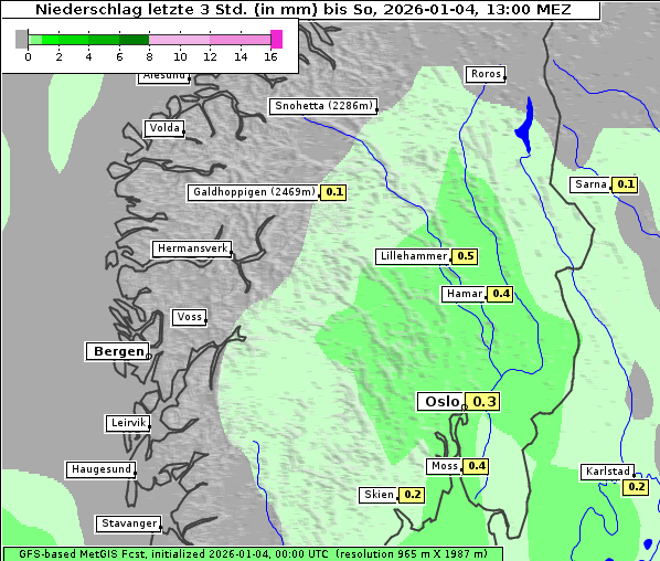 Niederschlag, 4. 1. 2026