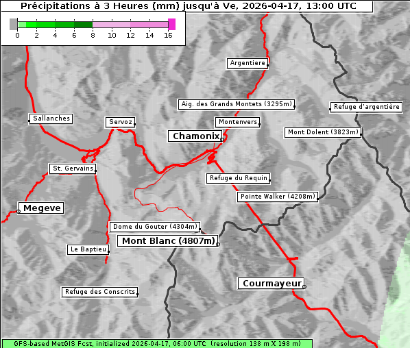 Niederschlag, 17. 4. 2026