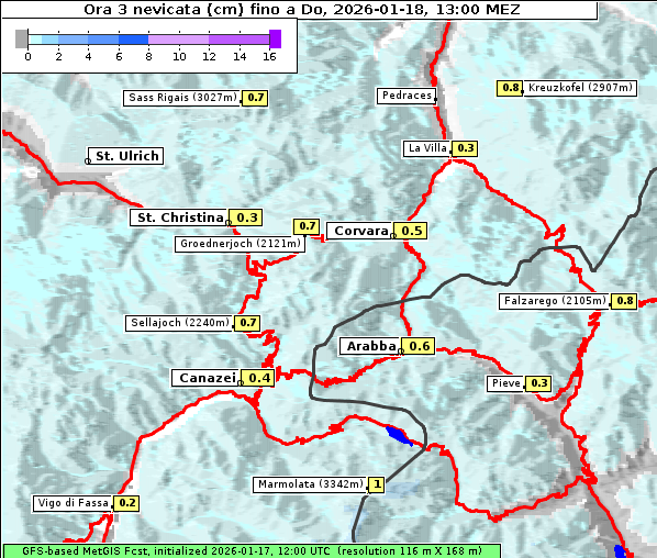 Neuschnee, 18. 1. 2026