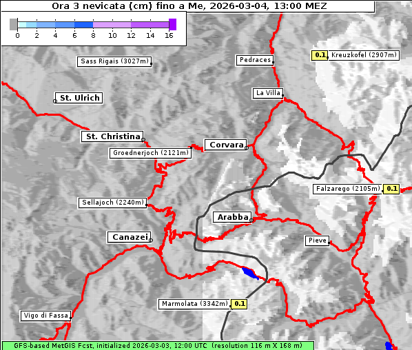 Neuschnee, 4. 3. 2026