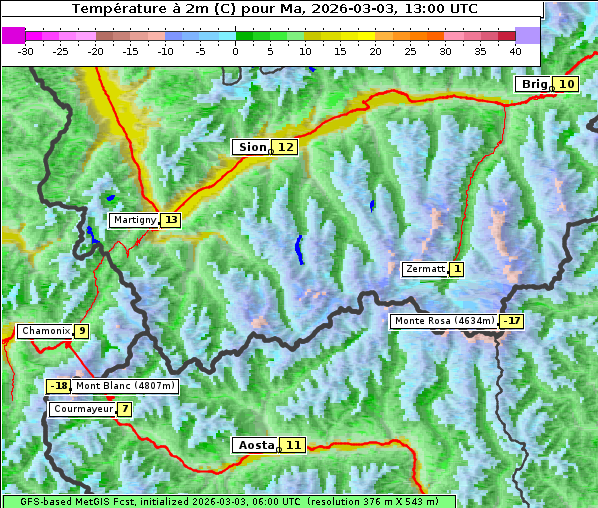 Temperatur, 3. 3. 2026