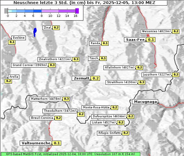 Neuschnee, 5. 12. 2025