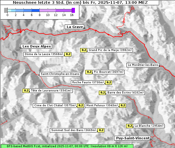Neuschnee, 7. 11. 2025