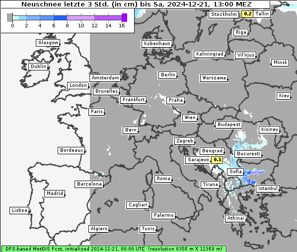 Neuschnee, 21. 12. 2024